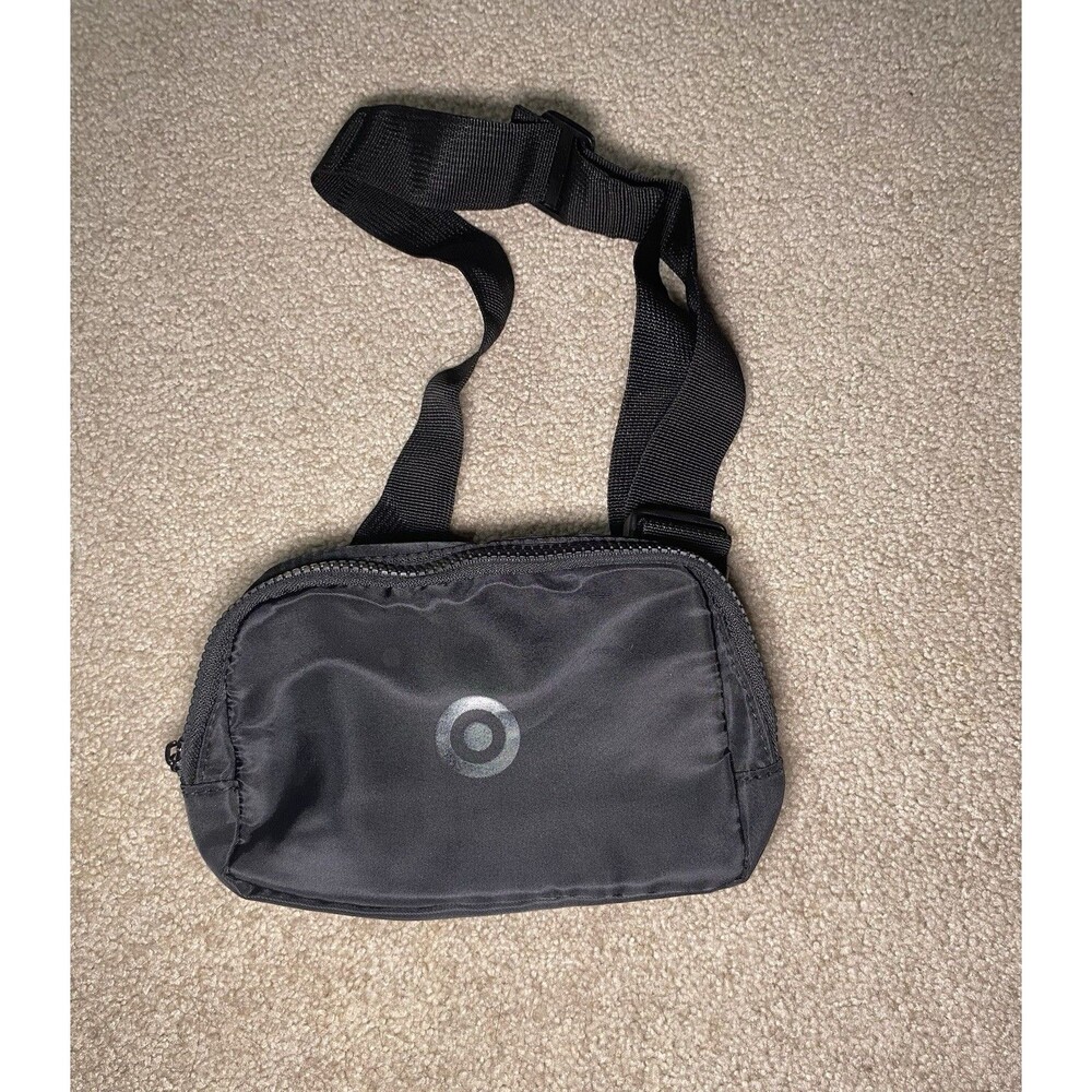 Hit Promo Target Anywhere Belt Bag Black Nylon Fanny Pack Crossbody Sling